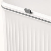 Osprelo hanging cabinet trash bin, white, texture detail